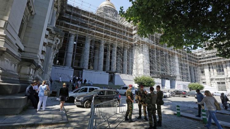 BRUSSELS BOMB ALERT PALACE OF JUSTICE