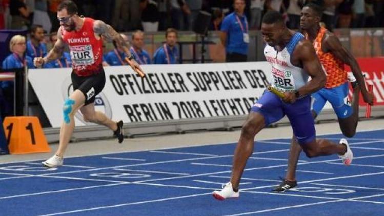 Euro d'athlétisme - La Grande-Bretagne s'impose aussi chez les messieurs sur le 4X100m