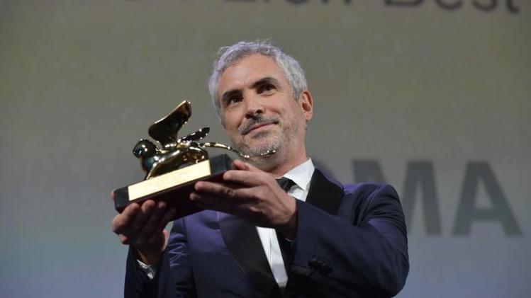 Alfonso Cuaron et son Lion d'Or pour 'Roma' (c) La Biennale di Venezia 2018