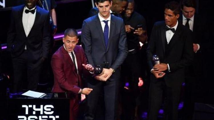 The Best FIFA Football Awards - Hazard (7e au classement final) et Martinez ont voté pour le vainqueur Modric