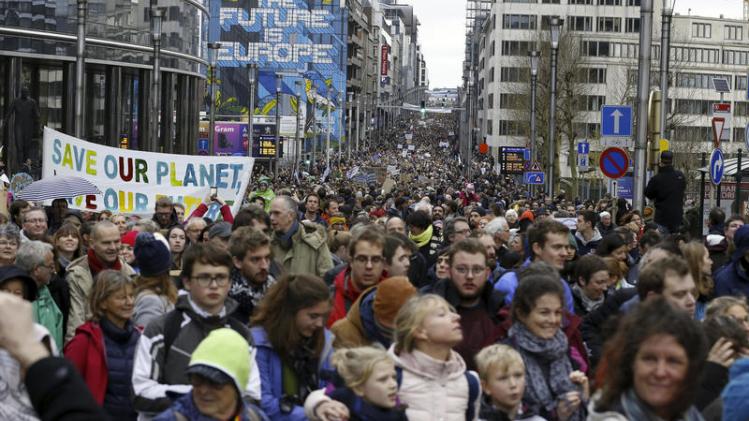 BRUSSELS CLAIM THE CLIMATE MARCH