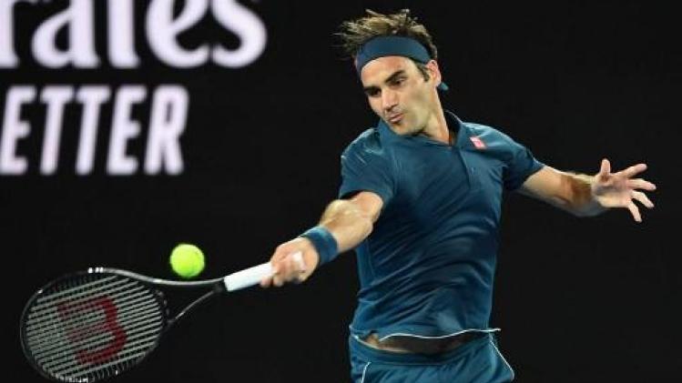 Roger Federer sans problème au deuxième tour de l'Open d'Australie