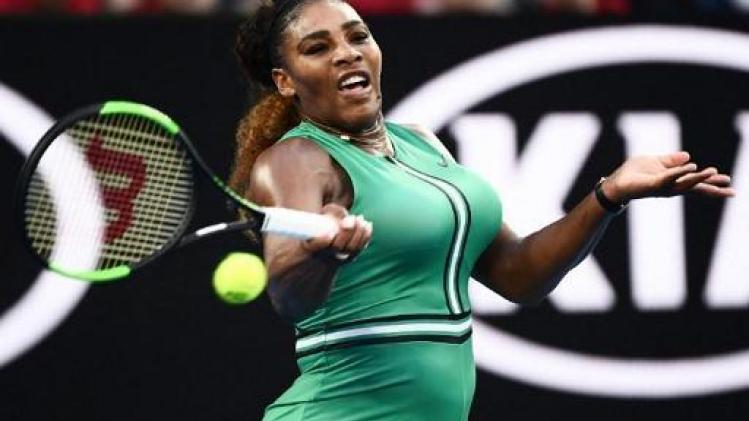 Serena Williams sort Simona Halep en 8e de finale de l'Open d'Australie