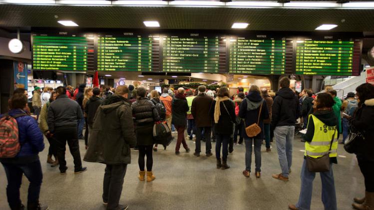 BELGIUM RAILWAYS NMBS SNCB START STRIKE TUESDAY