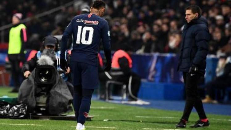 Neymar souffre d'une "réactivation douloureuse" de la blessure au pied