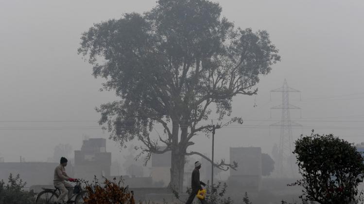INDIA-ENVIRONMENT-POLLUTION-FOG