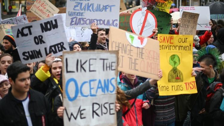 Students rally for better climate protection in Berlin
