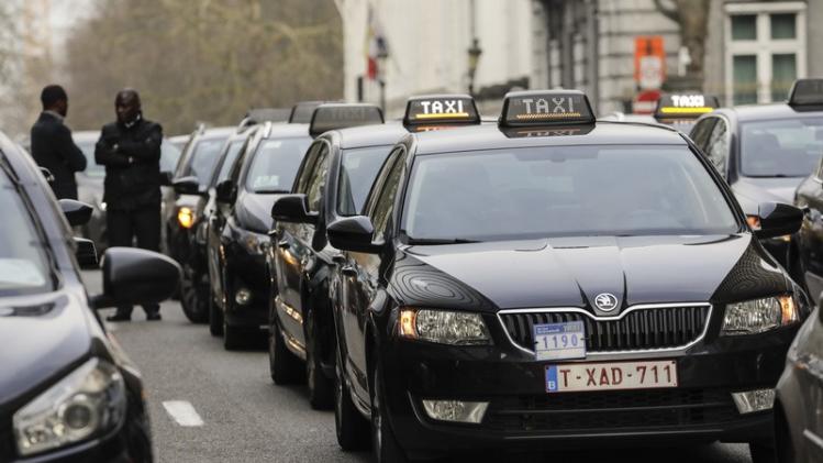 BRUSSELS MANIFESTATION TAXI DRIVERS