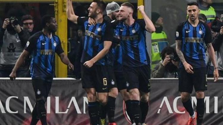 Les Belges à l'étranger - L'Inter Milan, sans Nainggolan, remporte le Derby della Madonnina au Milan AC