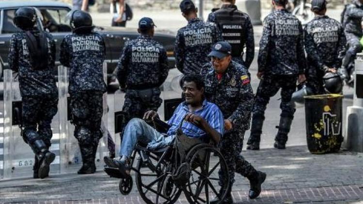 Crise au Venezuela - Une manifestation syndicale bloqué par les forces de l'ordre à Caracas