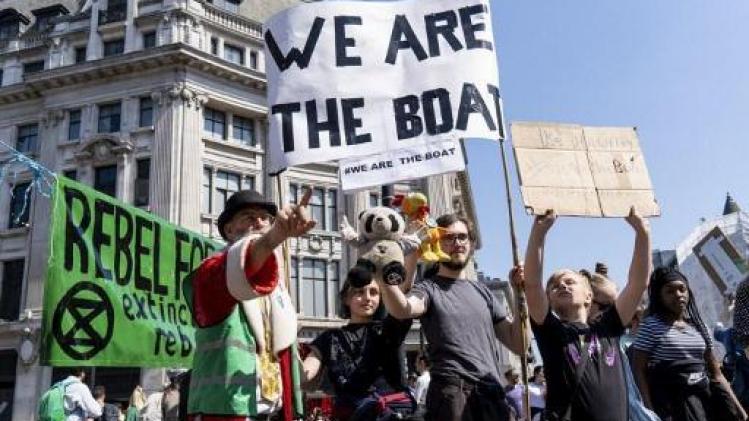 6e jour de blocages "écologiques" à Londres