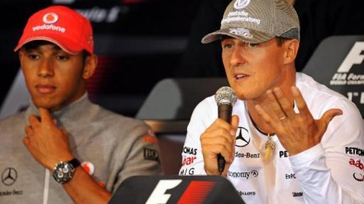 "Le bruit du dix cylindres de Schumacher à Spa" a déterminé la carrière de Lewis Hamilton