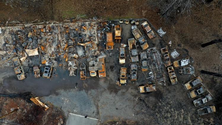 Town Of Paradise Wiped Out By The Camp Wildfire Continues Long Struggle To Rebuild