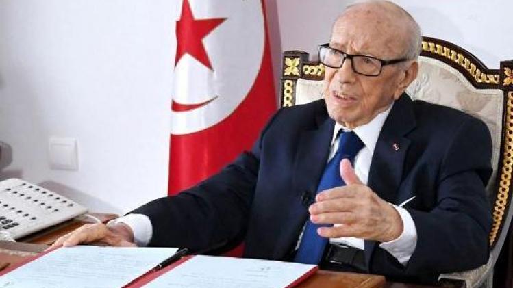 La Tunisie pleure son président