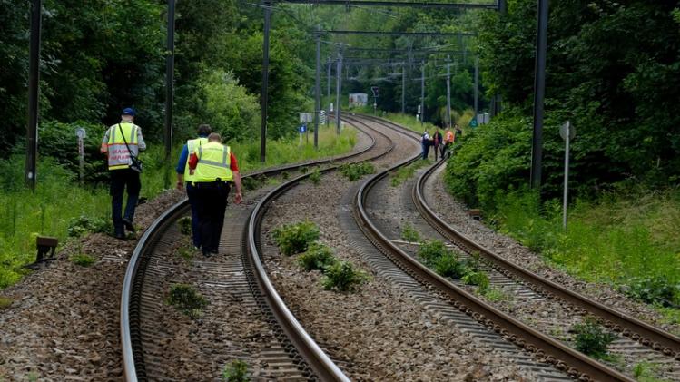 BRUSSELS JETTE RAILWAY SUSPICIOUS PACKAGES