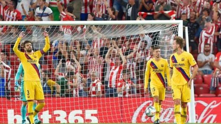Primera Division - Une défaite amère pour le Barça à l'Athletic Bilbao (1-0) en ouverture du championnat
