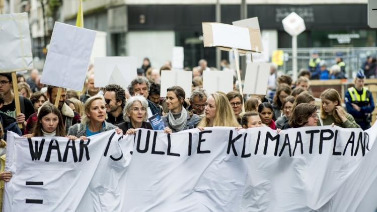 CLIMATE STUDENTS PROTEST ACTION ANTWERP