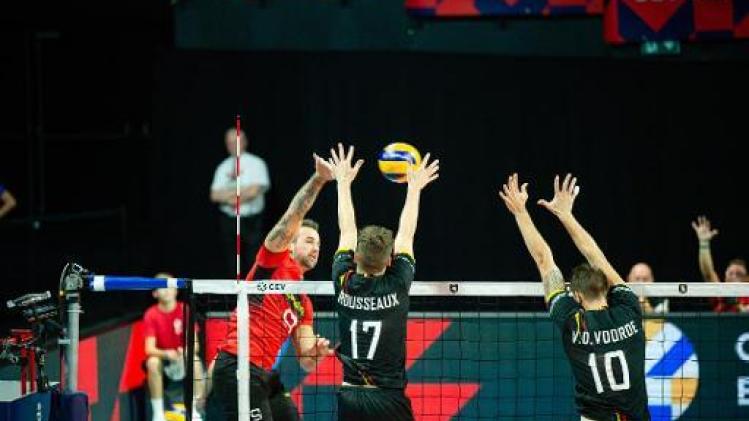 Euro de volley (m) - La Belgique bat de justesse l'Allemagne dans son 2e match et prend la tête du groupe B