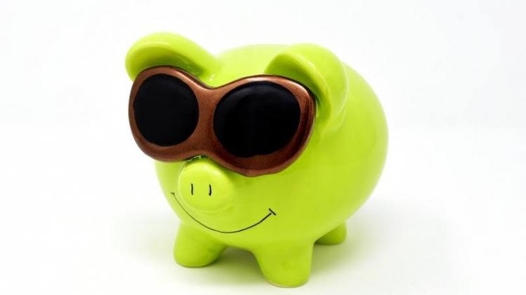 Sunglasses Figure Ceramic Piggy Bank Cool Save