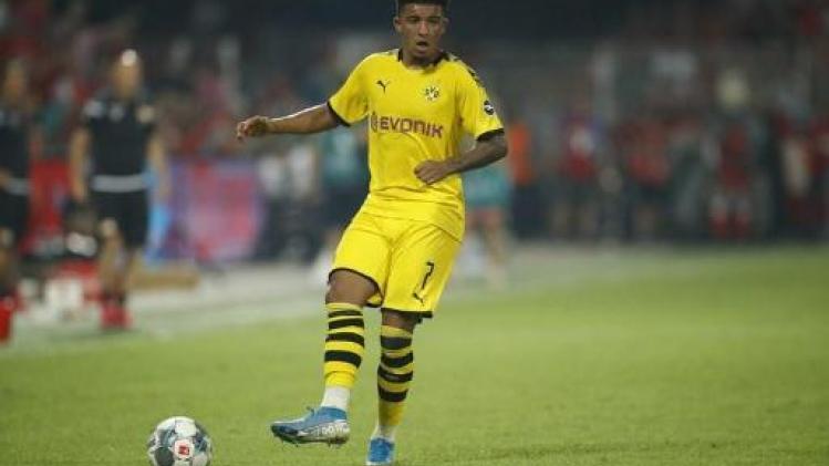 Jadon Sancho écope d'une amende de 100.000 euros pour être rentré en retard à Dortmund