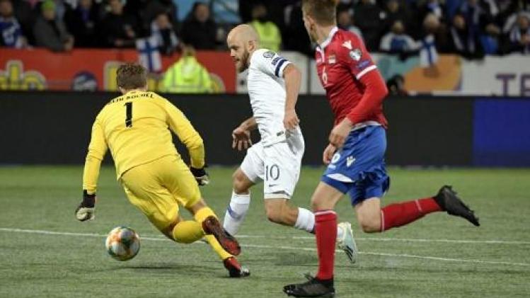 La Finlande 11e nation qualifiée pour l'Euro 2020 après sa victoire face au Liechtenstein