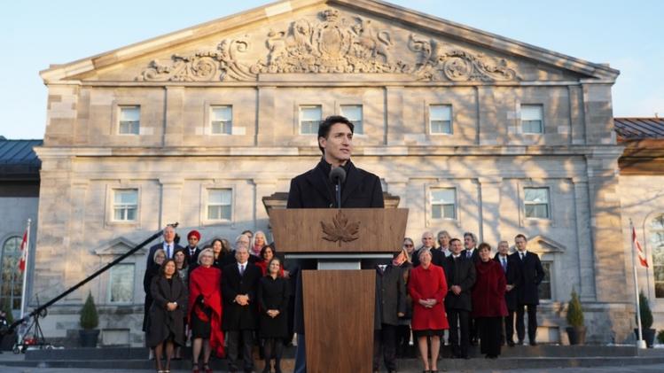 Trudeau names cabinet after re-election as head of minority government
