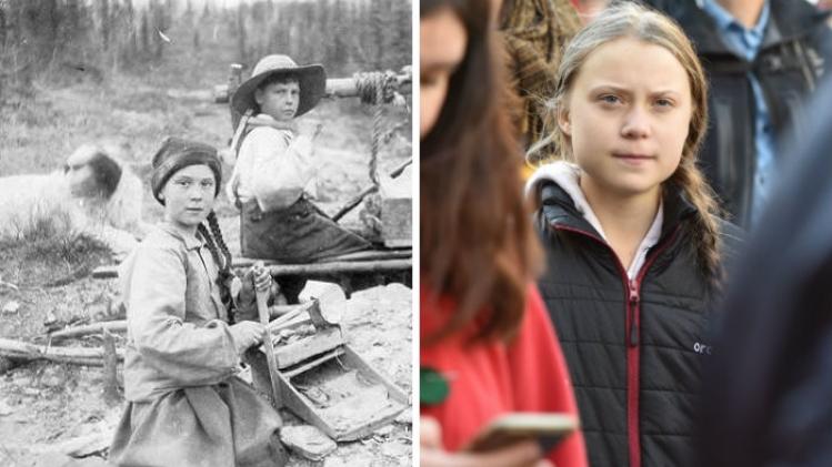 sosie Greta Thunberg