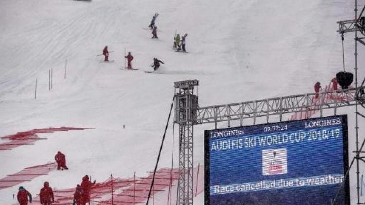 Le slalom messieurs de Val d'Isère annulé à cause du vent