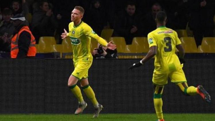 Les Belges à l'étranger - Le premier but d'Emond et un assist de Limbombe ne suffisent pas à Nantes pour battre Lyon