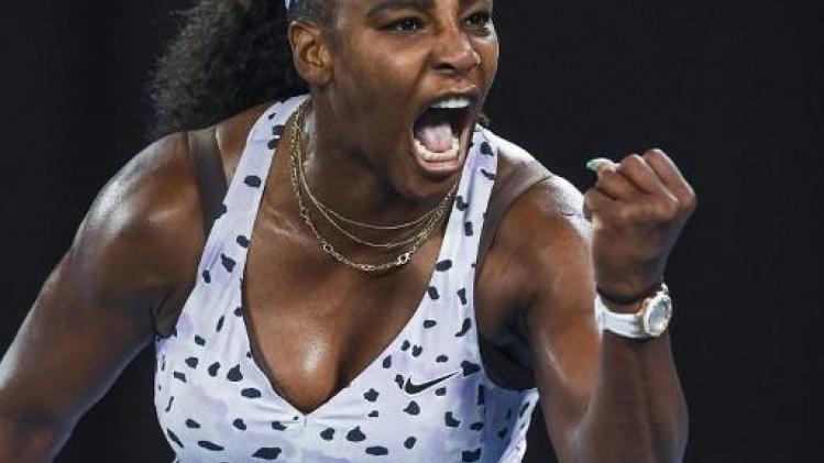 Open d'Australie: Serena Williams franchit le deuxième des sept obstacles vers un 24e sacre record