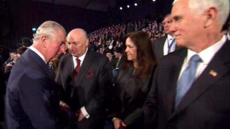 75 ans de la libération d'Auschwitz - Le prince Charles n'a pas snobé Mike Pence à Yad Vashem