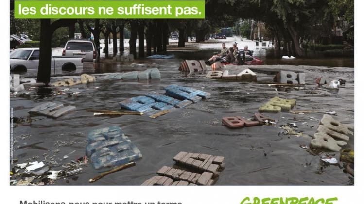BLABLA - Climate Inaction of Political Leaders in France (Poster)BLA BLA - inaction climatique - affiches