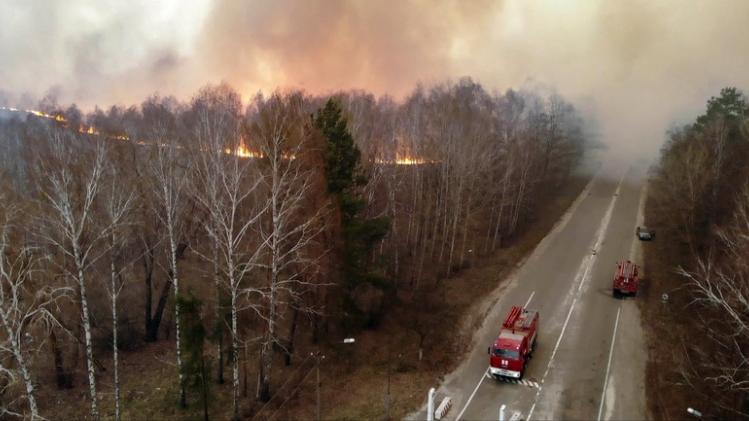 UKRAINE-DISASTER-FIRE