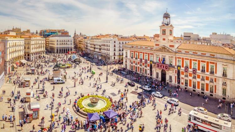 La Puerta del Sol from Above