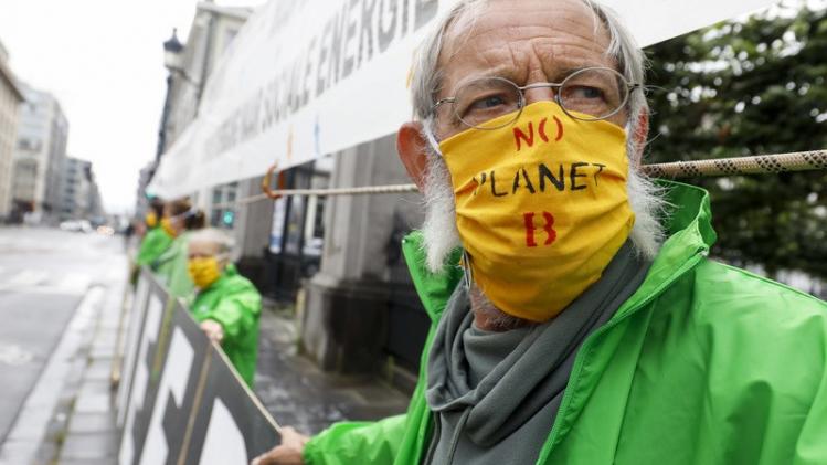 BRUSSELS PROTEST GREENPEACE