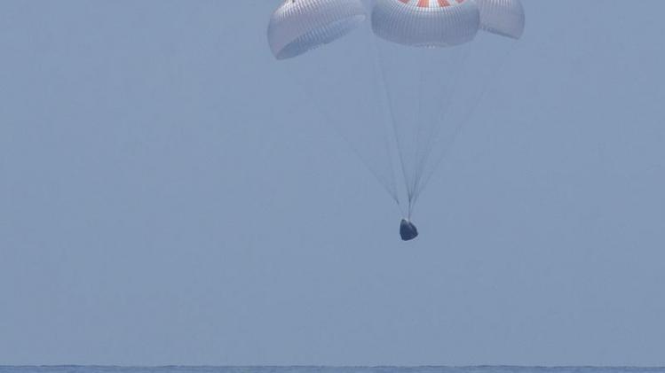 SpaceX Crew Dragon Endeavour Spacecraft Splash Down