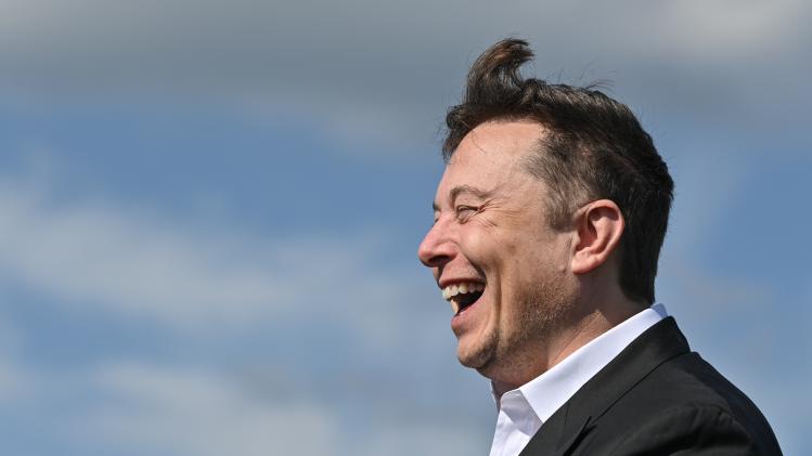 Elon Musk visits Tesla Gigafactory construction site in Germany