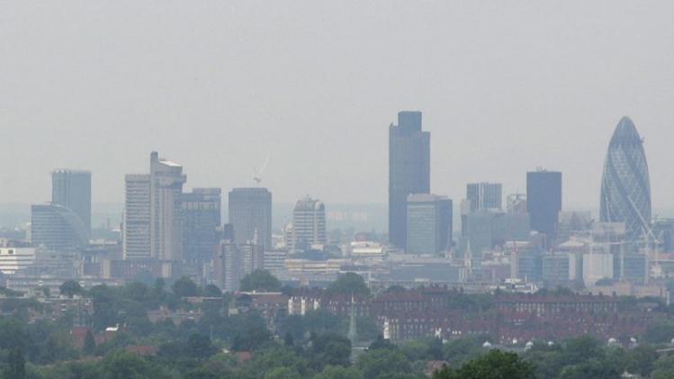 VIEW OF LONDON AFTER SMOG WARNING