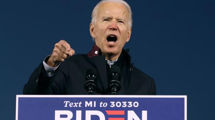 Joe Biden Campaigns For President In Michigan