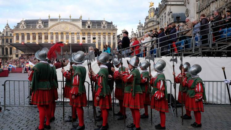 BELGIUM BRUSSELS OMMEGANG HISTORICAL PARADE