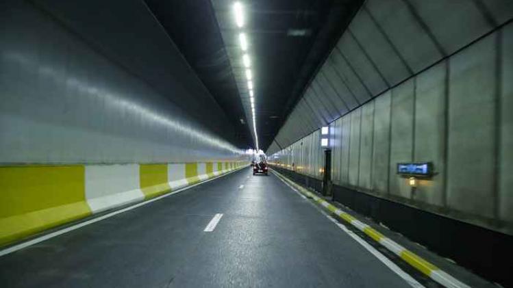BRUSSELS TRAFFIC STEPHANIE TUNNEL OPENED