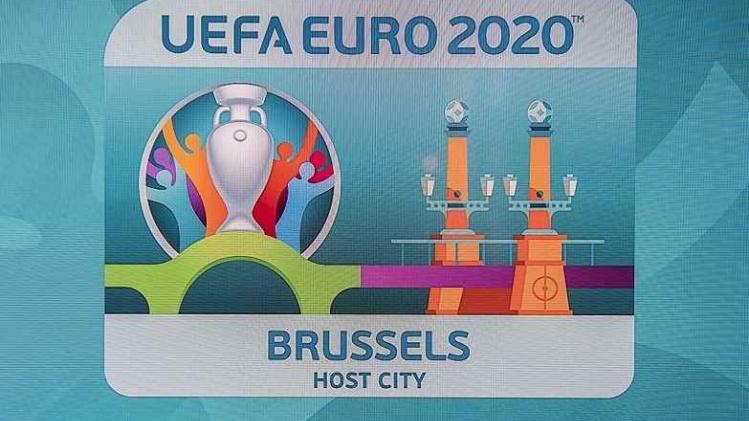 BRUSSELS SOCCER EURO 2020 LAUNCH LOGO HOST CITY