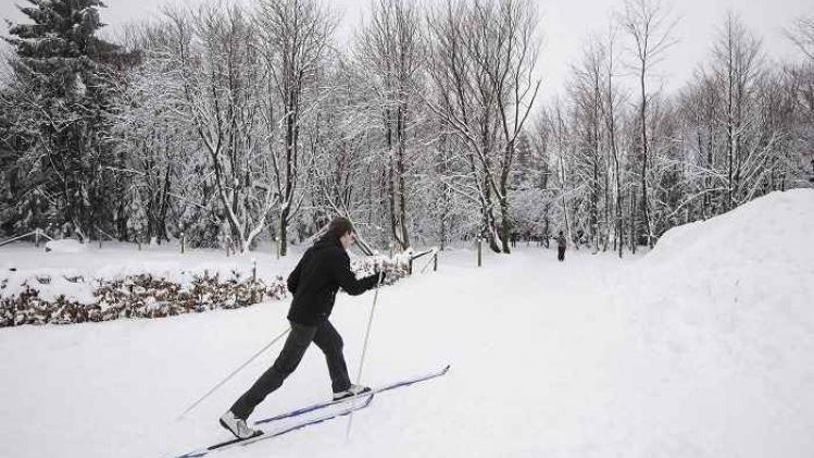 BELGIUM WEATHER SNOW ILLUSTRATION HAUTES FAGNES