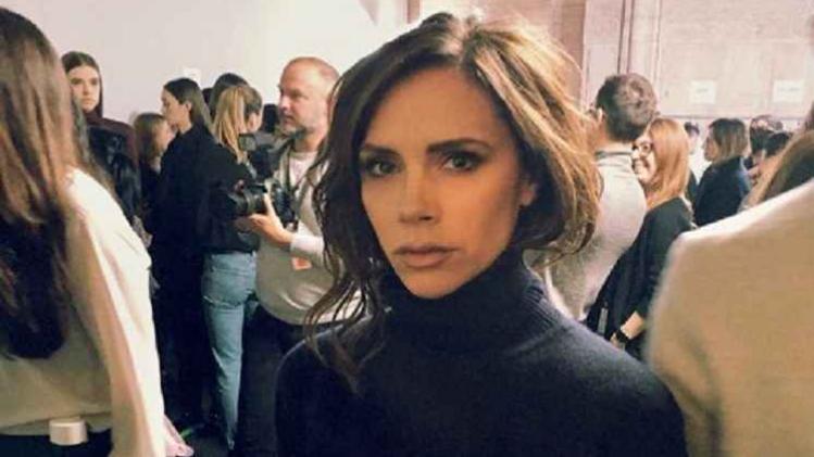 Fashion Week de New York Victoria Beckham encourag e par son