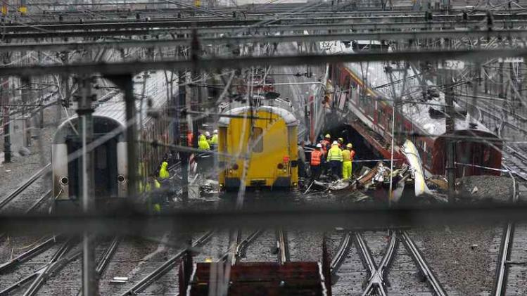 BELGIUM HALLE TRAIN ACCIDENT AFTERMATH MONDAY