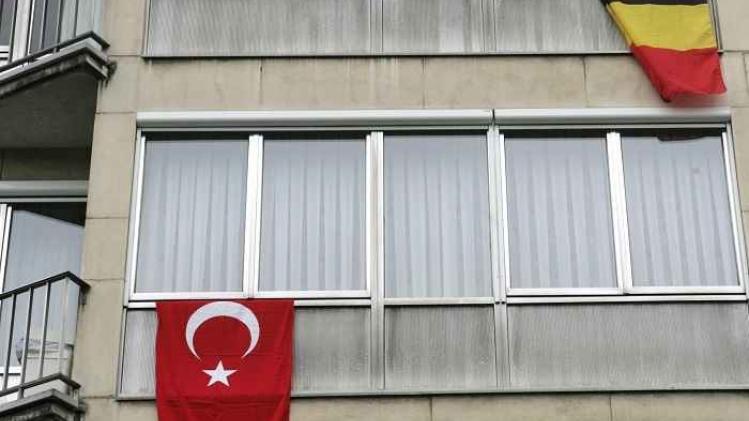 BELGIUM BRUSSELS TURKEY VIOLENCE FLAG