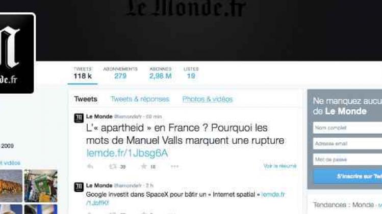 Le Monde Twitter