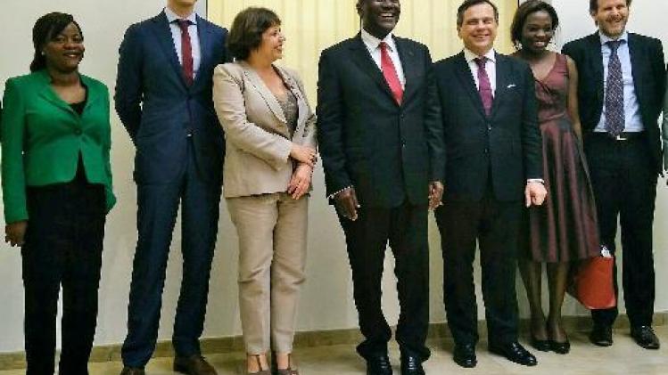 Visite de Cécile Jodogne en Côte d'Ivoire pour promouvoir la mission princière d'octobre