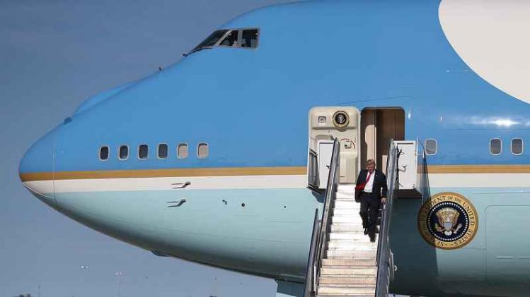 Donald Trump Arrives In West Palm Beach For Presidents Day Weekend