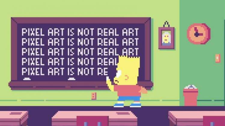 Simpson pixel art